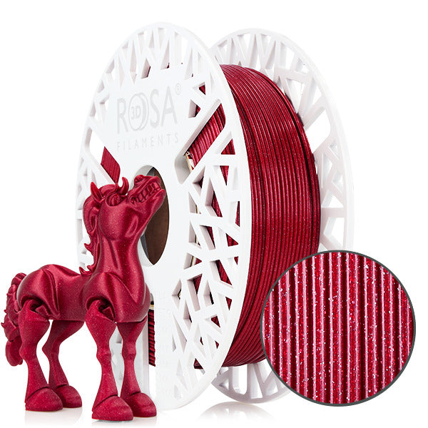 Rosa3D - PLA Galaxy - Rouge Bordeaux (Red Wine) - 1,75 mm - 1 kg Refill