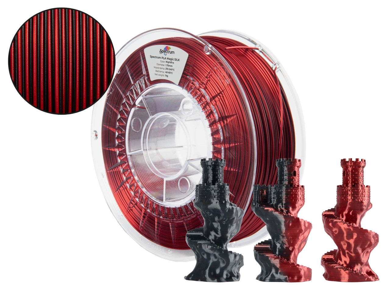 Spectrum ReFill PLA Magic SILK 1,75 mm NIGHTFIRE 1kg