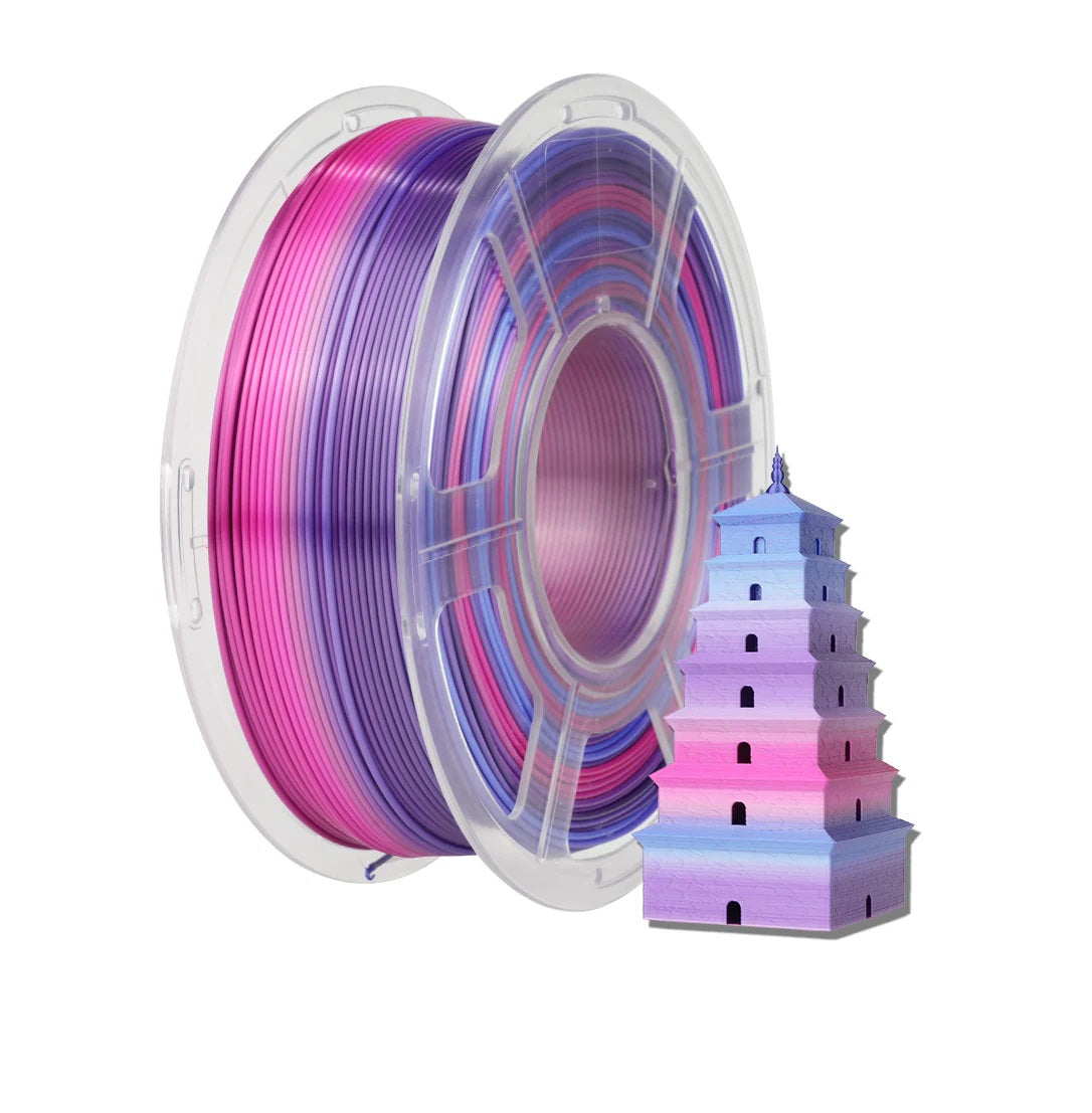 Sunlu - Silk PLA+ - Sorbet Raisin (Rainbow 02) - 1,75 mm - 1 kg