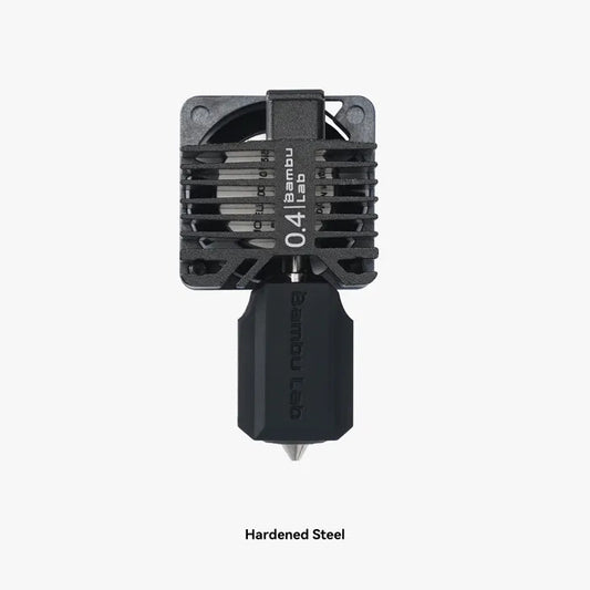 Bambu Lab - Tête d'Extrusion Complète Buse 0,4 mm en Acier trempé (Complete Hotend Assembly) - Série P1