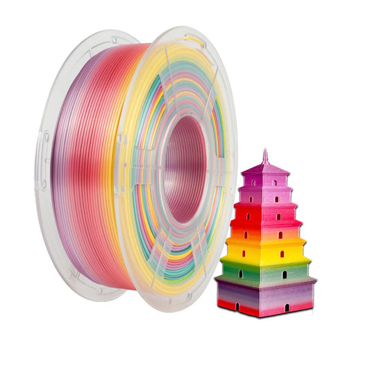Sunlu - Silk PLA+ - Sorbet Tropical (Rainbow 01) - 1,75 mm - 1 kg