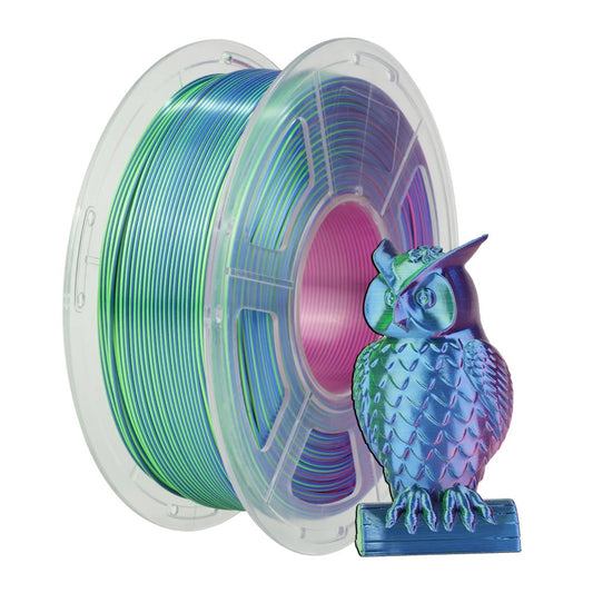 Sunlu - Silk PLA+ Tricolor - Bleu/Vert/Violet (Blue Green Purple) -1,75 mm - 1 kg
