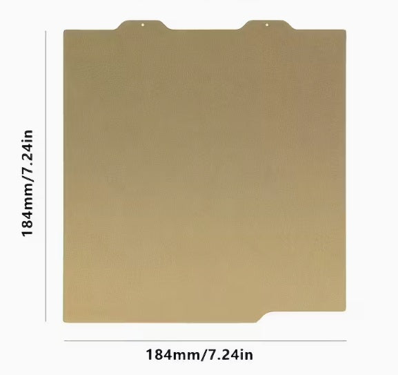 Plateau d'impression PEI A1 mini 184mm x 184mm