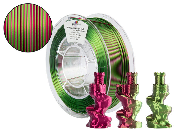 Spectrum ReFill PLA Magic SILK 1.75mm MAGENTA BLOSSOM 1kg